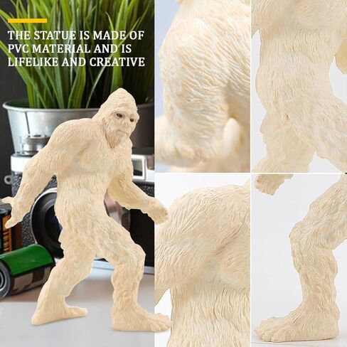 Bigfoot Statue Simulated Caveman Model Solid Resin Bigfoot Sasquatch Figure Creative Bigfoot Sasquatch for Desk Tabletop Decor Outdoor Decoration in Kuwait