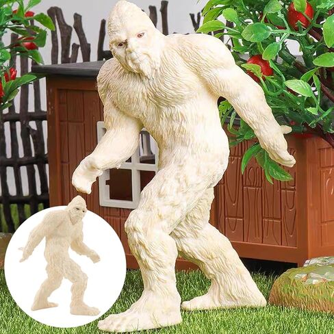 Bigfoot Statue Simulated Caveman Model Solid Resin Bigfoot Sasquatch Figure Creative Bigfoot Sasquatch for Desk Tabletop Decor Outdoor Decoration in Kuwait