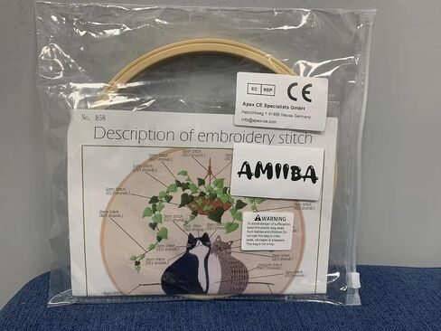 طقم Amiiba للتطريز مع نمط فطر الزهور ، DIY مجموعة كاملة من التطريز المتقاطع مع المبتدئين البالغين (فطر الزهور) in Kuwait