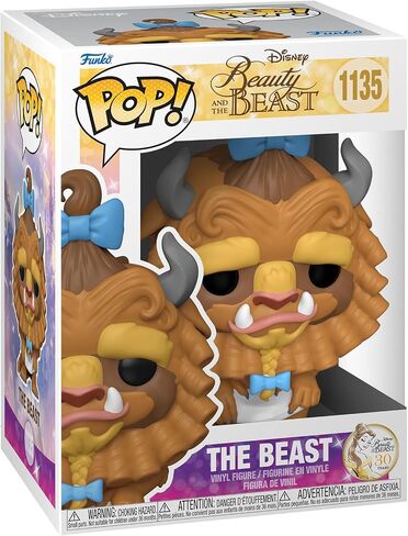 Funko POP Disney: Beauty and The Beast - Beast with Curls, Multicolor, (57585) in Saudi Arabia