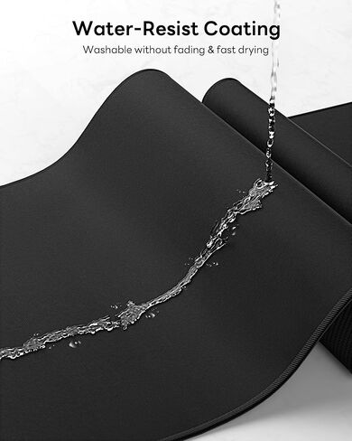 Floral Mouse Pad, 31.5 x 11.8 Large Desk Mat with Stitched Edges & Non-Slip Base, Mousepad for Office, Home, Work, Night Flowers in Kuwait