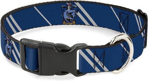 وارنر بروس طوق الحيوانات الأليفة ، مشبك بلاستيك من طوق الكلاب ، Ravenclaw Crest Stripe Blue Gray ، 11 إلى 16.5 بوصة 1.0 بوصة in Saudi Arabia