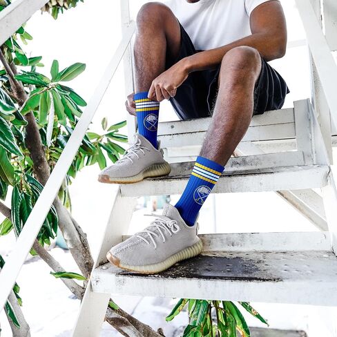 FBF Originals - جوارب NFL 4 Stripe Deuce Crew - دالاس كاوبويز (متوسط) in Kuwait