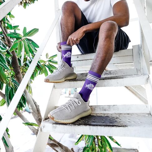 FBF Originals - جوارب NFL 4 Stripe Deuce Crew - دالاس كاوبويز (متوسط) in Kuwait