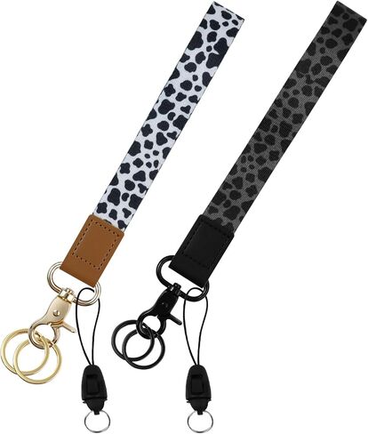 2 Pack Wrist Lanyard for Keys, Keychain Wristlet, Wrist Keychain, Wrist Lanyard for Wallets, ID Holders, and Phones in Kuwait
