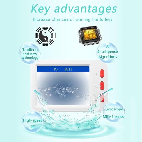 Automatic Lottery Ball Machine, USB Powered AI Lottery Number Picker, Lucky Number Generator Novelty Gifts for Christmas Fathers Day Mothers Day in Saudi Arabia
