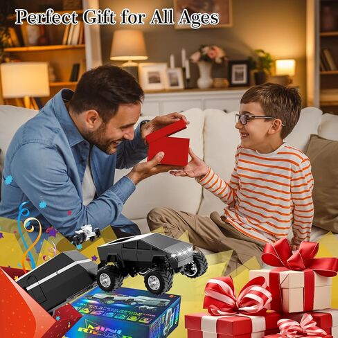 Mini Remote Control Cars RC Car Kids Toys 1:64 Scale Alloy Off Road RC Truck 2.4GHz التحكم عن بُعد ألعاب الشاحن in Kuwait