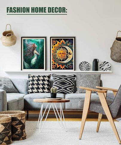 مجموعات الطلاء بالشمس والقمر الماس ، لوحة الماس الصليب كروس غرزة 5D مستديرة الماسة المبتدئين المصنوعة يدويًا إنتاجًا للعجينة اليدوية in Kuwait