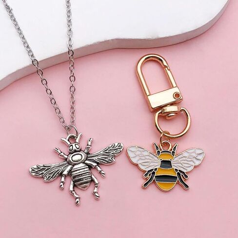 Youdiyla 88pcs Bee Style Alloy Enamel Pendants - DIY Jewelry Charms Kit For Bracelets, Necklaces, Earrings And More - Perfect For Handmade, Sewing, Decoration(SN12) in Kuwait