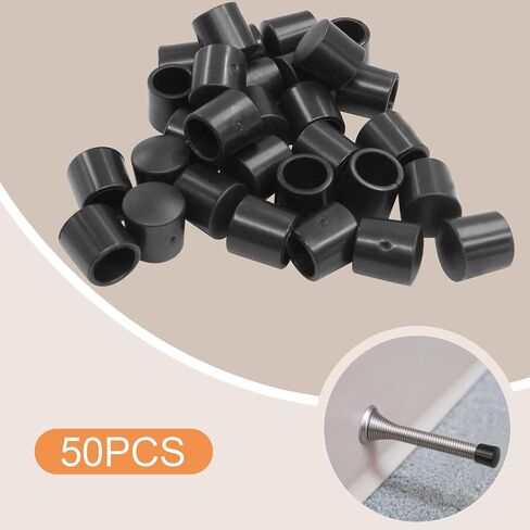 30 PCS باب إيقاف تشغيل طرف المطاط بديل ، 0.39 بوصة سدادة الباب سدادة الصدمات للحماية الجدار والأرضية (أبيض) in Saudi Arabia