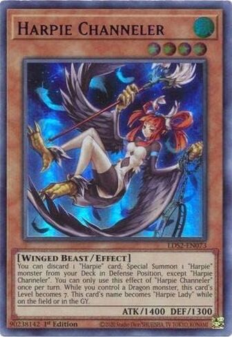 Crystalcommerce Harpie Channeler (Purple) - LDS2 -EN073 - Ultra Rare - 1st Edition - 1 Card in Kuwait