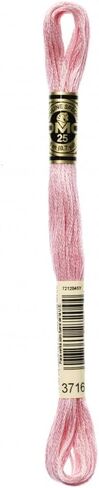 DMC Stranded Cotton Embroidery Thread 3716 - per skein in Saudi Arabia