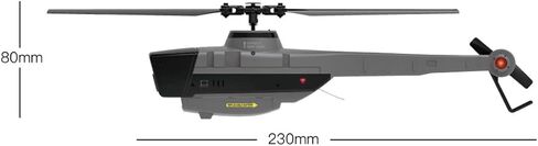 RC ERA C127AI RC Helicopter مع كاميرا 1080 بكسل ، 2.4 جيجا هرتز 4CH من أحادي الأفرار بدون فرش من لعبة الكشافة بدون طيار مع تحديد المواقع الديرو والبصرية ، طائرة عسكرية مع بطاريتين in Kuwait