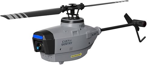RC ERA C127AI RC Helicopter مع كاميرا 1080 بكسل ، 2.4 جيجا هرتز 4CH من أحادي الأفرار بدون فرش من لعبة الكشافة بدون طيار مع تحديد المواقع الديرو والبصرية ، طائرة عسكرية مع بطاريتين in Kuwait