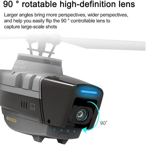 RC ERA C127AI RC Helicopter مع كاميرا 1080 بكسل ، 2.4 جيجا هرتز 4CH من أحادي الأفرار بدون فرش من لعبة الكشافة بدون طيار مع تحديد المواقع الديرو والبصرية ، طائرة عسكرية مع بطاريتين in Kuwait