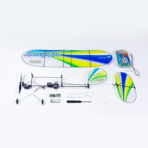 E43 Mosquito RTF RC Airplane للبالغين ، طائرة Micro EPP RC Foam Plane 14.1 بوصة الجناحين ، 2.4 جيجا هرتز 3CH بطيئة للنقل الداخلي in Saudi Arabia