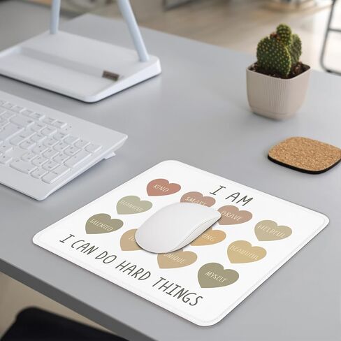 Flora Teacher Mouse Pad - هدايا تقدير المعلم ، وسادات الماوس للمعلم للمكتب ، قاعدة مطاطية مقاومة للماء مربعة. in Kuwait