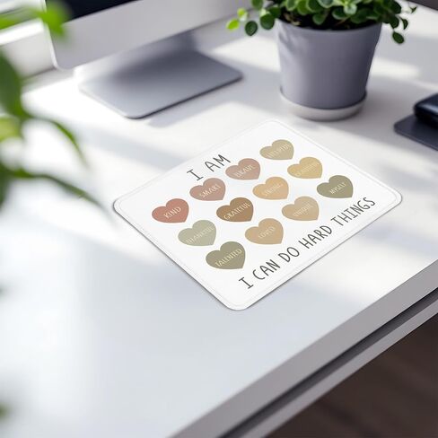 Flora Teacher Mouse Pad - هدايا تقدير المعلم ، وسادات الماوس للمعلم للمكتب ، قاعدة مطاطية مقاومة للماء مربعة. in Kuwait