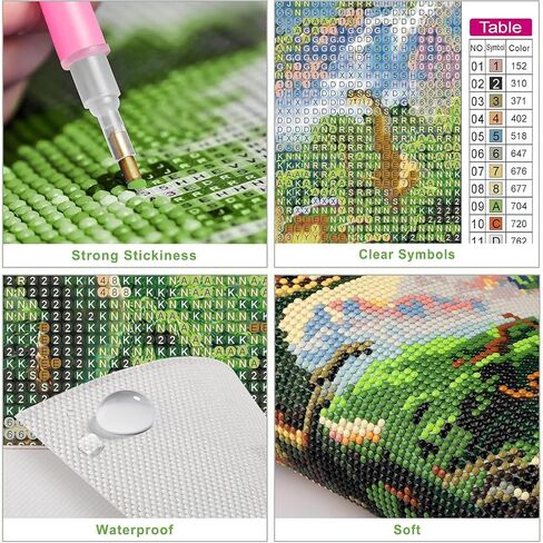 MXJSUA DIY Diamond Painting Kits for Adults, Alien Spaceship Diamond Gem Art Painting for Beginners, Diamond Picture with Full Round Drill Dots Craft Set Gift, 12x16 Inch in Saudi Arabia