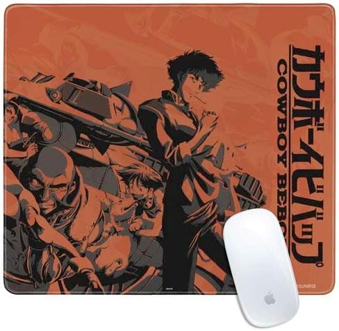 Skinit Small Gaming Mouse Pad - Officially Licensed Bebop Crew Design with Stitched Edges, Waterproof, Non-Slip Rubber Base, Desk Mat for Keyboard & Mouse, 12.6" x 11" inches in Saudi Arabia