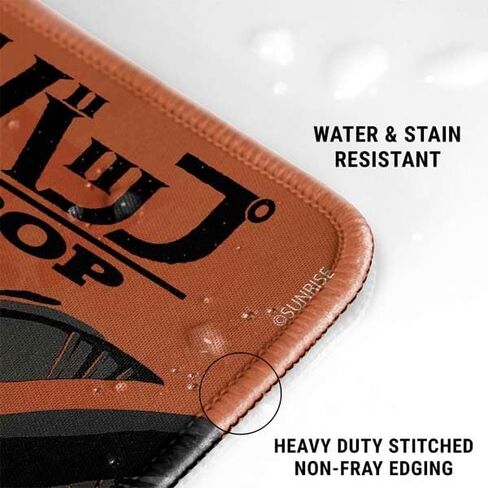 Skinit Small Gaming Mouse Pad - Officially Licensed Bebop Crew Design with Stitched Edges, Waterproof, Non-Slip Rubber Base, Desk Mat for Keyboard & Mouse, 12.6" x 11" inches in Saudi Arabia