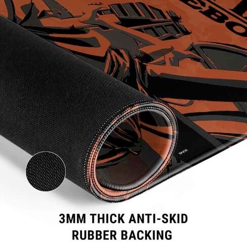 Skinit Small Gaming Mouse Pad - Officially Licensed Bebop Crew Design with Stitched Edges, Waterproof, Non-Slip Rubber Base, Desk Mat for Keyboard & Mouse, 12.6" x 11" inches in Saudi Arabia