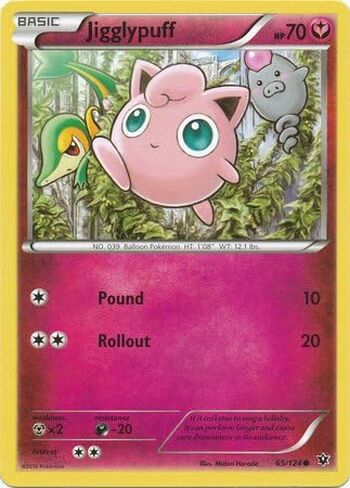 Pokemon - Jigglypuff (65/124) - XY Fates Collide in Saudi Arabia