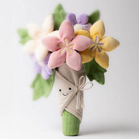 Jellycat Amuseables باقة من الزهور لعبة محشوة ، 12 بوصة - النبات والزهور - ديكور المرح وهدية in Saudi Arabia