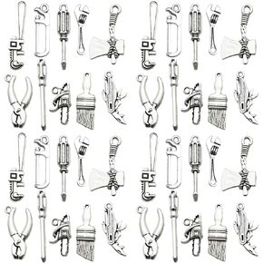 16pcs سبيكة مينا المهرجان التقليدي عيد الفصح عيد الميلاد مجموعة قزم اليقطين على شكل قلب قلادة من صنع المجوهرات صنع أقراط مفاتيح DIY قلادة تصميم مختلف لسحر المجوهرات صنع الأساور (SN1070) in Kuwait