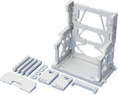 Bandai Hobby System Base 001 Builders Parts 1/144 Action Figure, White in Saudi Arabia