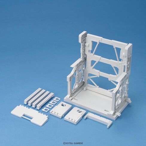 Bandai Hobby System Base 001 Builders Parts 1/144 Action Figure, White in Saudi Arabia