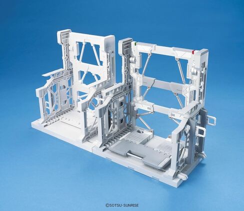 Bandai Hobby System Base 001 Builders Parts 1/144 Action Figure, White in Saudi Arabia