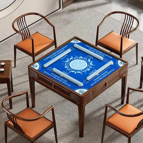 Mahjong Learning Mat, Anti-Slip Mahjong Mat, Noise Reduction Table Cover for Mahjong, Poker, Card, Board, and Tile Games (Pink A) in Saudi Arabia
