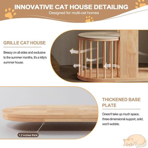 Corner Cat Tree, 66″ Modern Cat Tower for Indoor Cats with Hammock, Dangling Ball, Large Plush Platform for Large Cats, Curved Series Carbon Steel Big Cat Climbing Towers in Saudi Arabia