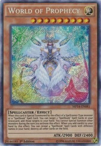 World of Prophecy - MP14-EN081 - Secret Rare - 1st Edition in Saudi Arabia