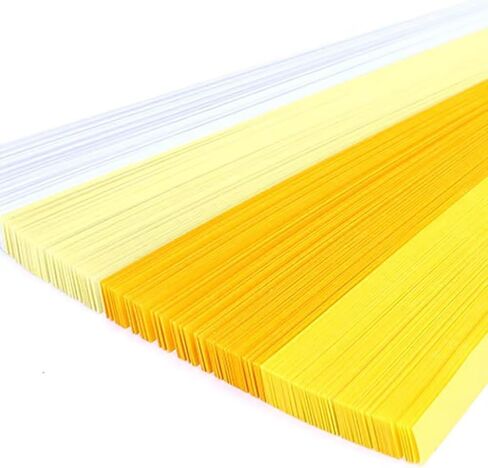 540Pcs Origami Star Paper Strips, Double-Sided Colored Paper for DIY Lucky Stars, Pre-Cut Wishing Star Craft Kit (Blue, 1) in Kuwait