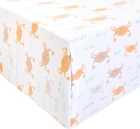 Premium Fitted Knit Crib Sheet/Toddler Sheet"Sandy" by Copper Pearl in Saudi Arabia