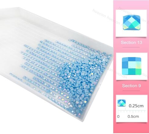 Huacan Diamond Painting Kits للبالغين 5D DIY منظر طبيعي كامل مربع AB الحفر القمر السماء الماس اللوحات مجموعة الفن للمنزل جدار ديكور الحجم 12 * 12 بوصة in Kuwait