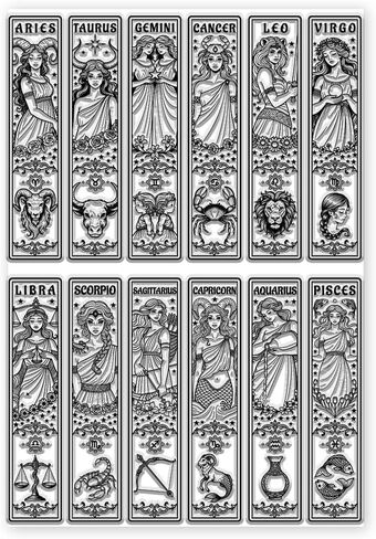 CHGCRAFT Flower Illustrations Style Clear Stamps Silicone Stamp Seal for DIY Scrapbooking and Card Making Paper Craft Decor 11.7 × 8.3 Inch in Saudi Arabia