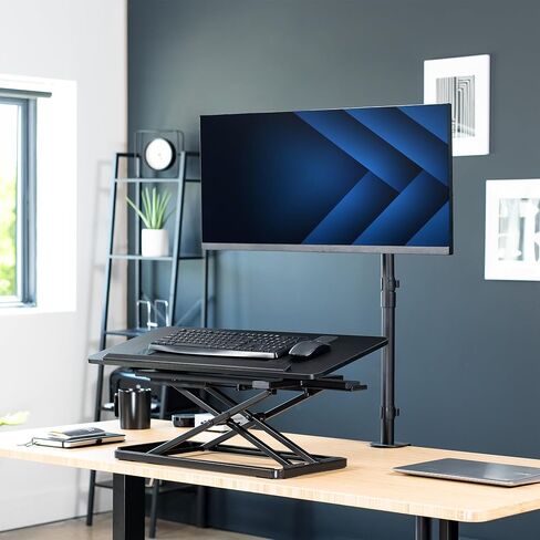 Vivo Single Single Top 30 Int-Tilting Right Right Beyboard و Riser Mouse ، مكتب كمبيوتر محمول قابل للتعديل ، لمحطات عمل Sit Sit Elrgonomic ، أسود ، TKR1 in Saudi Arabia