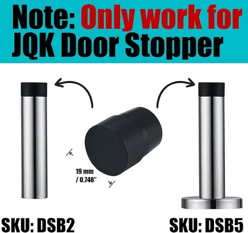 JQK Door Stopper Rubber Rubber 10 Pack For DSB5 DSB2 in Kuwait