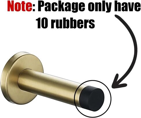 JQK Door Stopper Rubber Rubber 10 Pack For DSB5 DSB2 in Kuwait