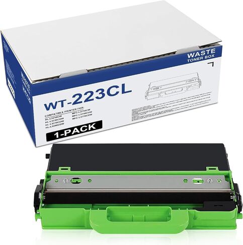 WT220CL WT223CL Waste Toner Box Unit Replacement for Brother WT-223CL Waste Toner Box for MFC-L3710CW MFC-L3770CDW HL-L3270CDW HL-L3210CW Printer (Black) in Saudi Arabia