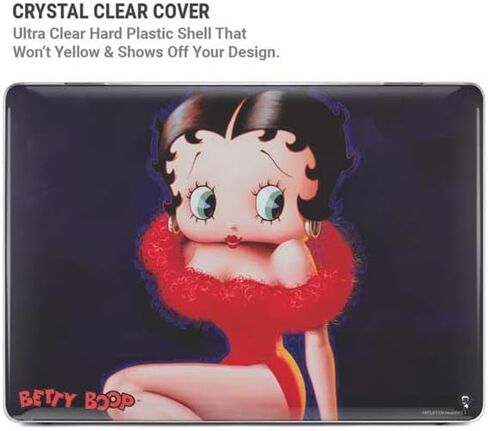 Skinit Laptop Case Plus Skin Compatible with MacBook Air 15in (2023) - Officially Licensed Betty Boop Red Dress Design in Saudi Arabia