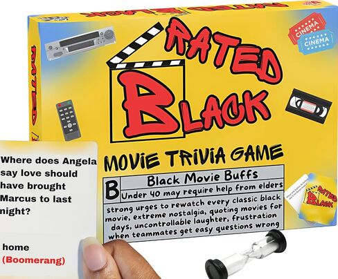 OG Vibes تصنيف لعبة Trivia Trivia Game للبالغين - لعبة Black Culture Game Fun - جميع الأفلام الأمريكية الأفريقية - من أفلام هود إلى كلاسيكيات حضرية - هدية رائعة لآلاف الألفية والفلام الأفلام in Saudi Arabia