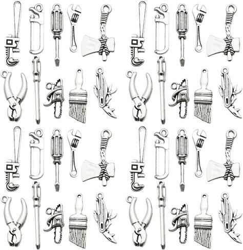 16pcs Alloy enamel traditional festival Easter Christmas dwarf set pumpkin heart-shaped clover Pendant Jewelry Making DIY Keychain Earrings Pendant Various Design Charms for Jewelry Making Bracelets Necklace (SN1070) in Kuwait