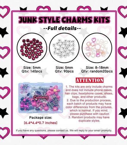 70 Styles junk charms kit for phone case ، وعلاقات دبابيس الشعر ، وأكياس الشاطئ ، وصنادل السدادة ، والتخصيص مع القوس اللطيف ، واللآلئ الاصطناعية ، وحدود الأنف ، وملحقات الراتنج الوردي لحرف التخصيص DIY in Kuwait