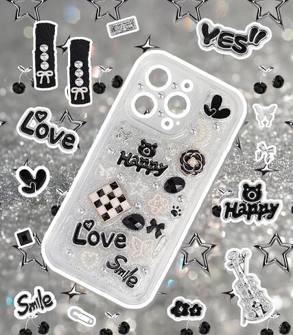 70 Styles junk charms kit for phone case ، وعلاقات دبابيس الشعر ، وأكياس الشاطئ ، وصنادل السدادة ، والتخصيص مع القوس اللطيف ، واللآلئ الاصطناعية ، وحدود الأنف ، وملحقات الراتنج الوردي لحرف التخصيص DIY in Kuwait