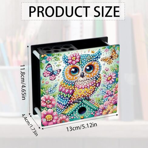 طقم الطلاء DIY Diamond ， Vase Shape Shape Diamond Paint Pen Ben ، Acrylic Daily Office Desktop Decoration Storage Item in Kuwait