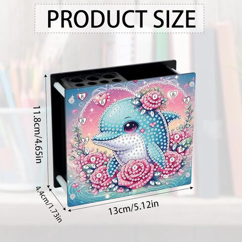 طقم الطلاء DIY Diamond ， Vase Shape Shape Diamond Paint Pen Ben ، Acrylic Daily Office Desktop Decoration Storage Item in Kuwait
